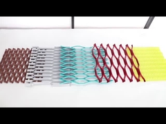 Malha expandida decorativa do metal para arquitetónico e industrial