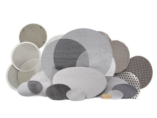 Discos galvanizados de pano de fio de Mesh Filter Disc Stainless Steel