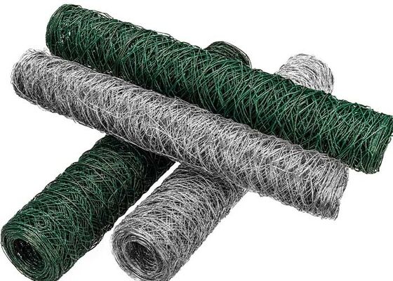 Redes de aves de capoeira galvanizadas, revestidas de PVC e de aço inoxidável