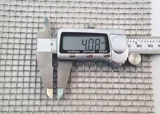 A planície de aço inoxidável tece o pano de fio tecido para o filtro, janela seleciona
