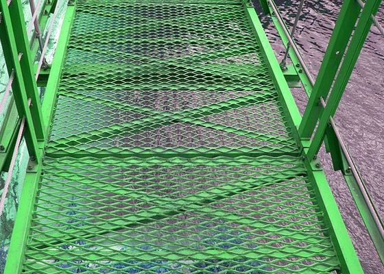 O aço de aço inoxidável e galvanizado expandiu o metal que raspa para passos seguros do passeio ou de escada