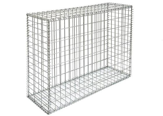 Galfan galvanizado soldou Mesh Gabion Baskets Defense Gabion soldou a rede de arame