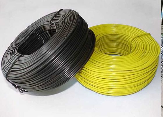 O PVC verde amarelo revestiu o fio de aço revestido plástico do fio 4mm do soldado