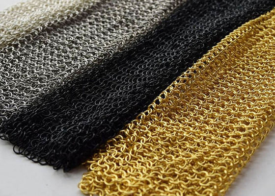 Anel da trança da corrente, cortina de Chainmail, Ring Metal Curtain For Building exterior e decoração interior
