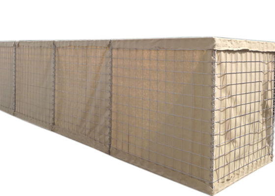 Diâmetro de fio militar de Gabion 4mm 5mm da parede do bastião de Gabion Hesco