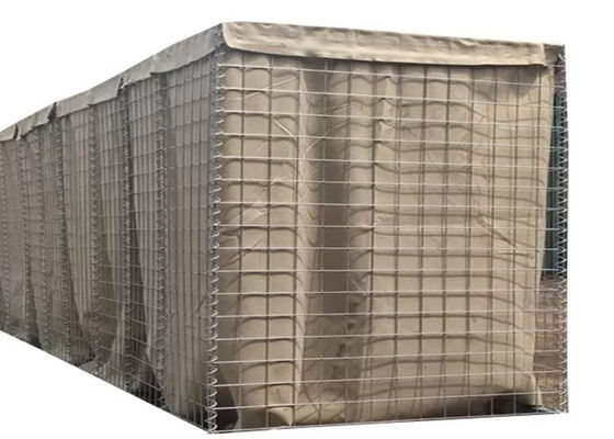 Diâmetro de fio militar de Gabion 4mm 5mm da parede do bastião de Gabion Hesco