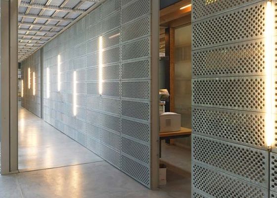 Parede interna do metal perfurado criativa e design de interiores moderno que aumenta sua decoração interior