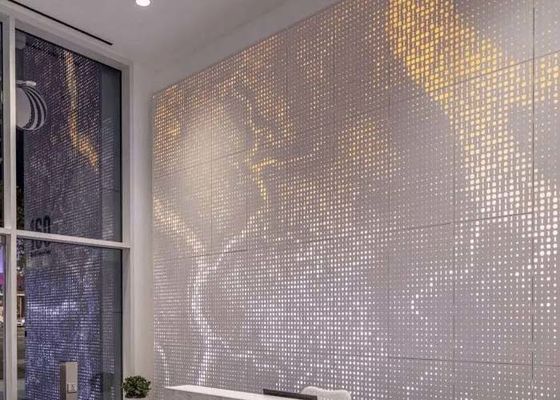 Parede interna do metal perfurado criativa e design de interiores moderno que aumenta sua decoração interior