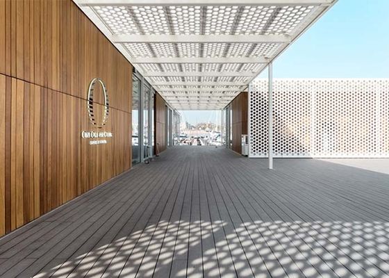 Painéis perfurados do para-sol do metal esteticamente e ventilado para o sistema de controlo arquitetónico de Sun