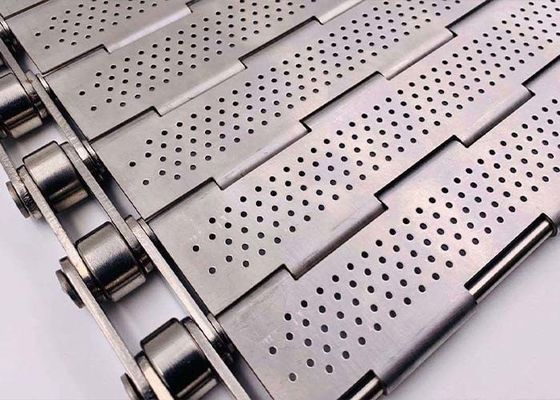 correia transportadora perfurada da placa de 1mm-4mm para produtos leves e do alto densidade