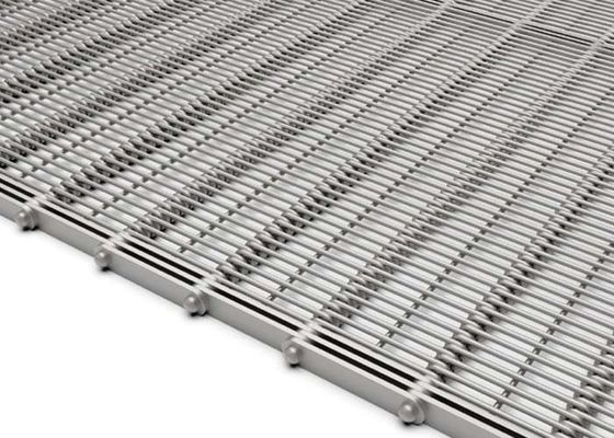 Correia transportadora galvanizada da relação de Flex Conveyor Belt Stainless Eye do olho