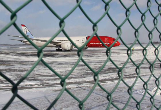 quente de Helideck Safety Net da cerca de perímetro do aeroporto de 3.5mm 4.5mm mergulhado galvanizado