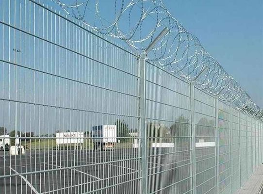 Alta Segurança Anticorrosião Metal Wire Fence Electro Galvanizado Mesh