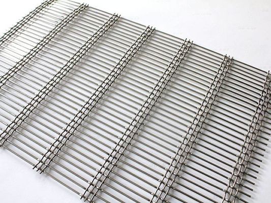 Tela de malha para mineração entrelazada em aço carbono, diâmetro do fio 1,25-4mm
