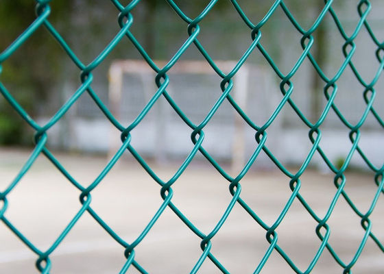 1800mm Largo Rolo De 2,5mm Diâmetro Exterior PVC Plástico revestido Chain Link Rede de Cercas