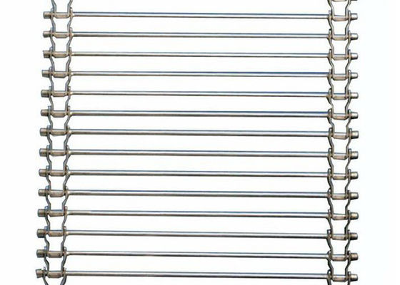 Cinturão transportador de escada de aço galvanizado de borda única de fio com diâmetro de 2,0 mm