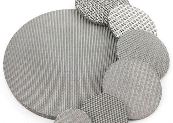 Disco de filtro de aço inoxidável sinterizado para filtro de líquidos