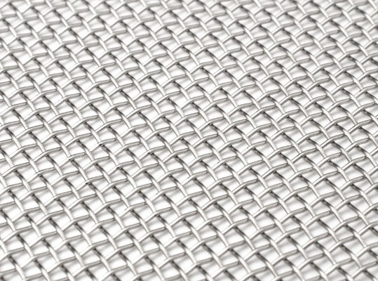 Aço inoxidável de tela simples 316L Rede de fio tecido Durabilidade atende resistência química
