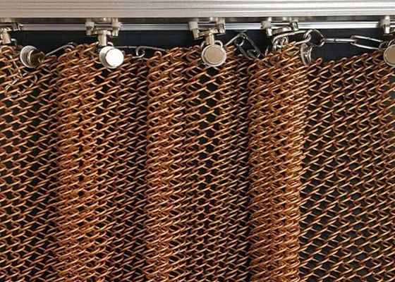1.0 mm Diâmetro de fio de alumínio Metal bobina cortina cortina interior rede decorativa para casas e hotéis