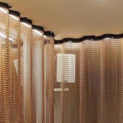 Ecrã de mosca de cadeia de alumínio para decoração de portas ou janelas
