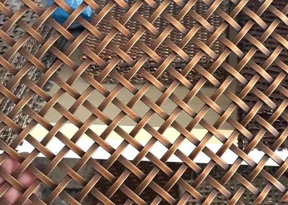 Grelhas de arame decorativo de espessura de 2 mm versáteis para armários e decorações arquitetônicas 31% Área aberta