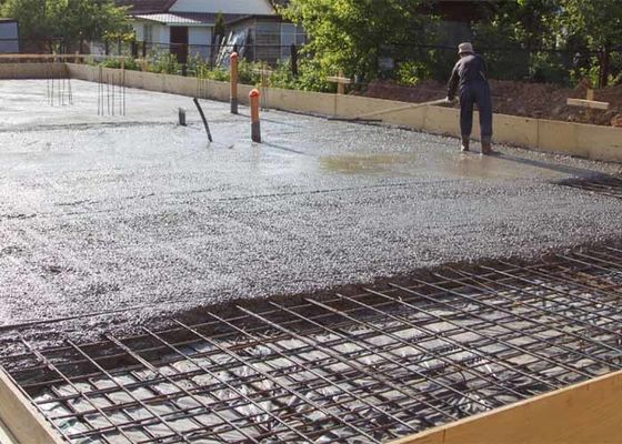 Malha de concreto com alta resistência e rigidez para reforço