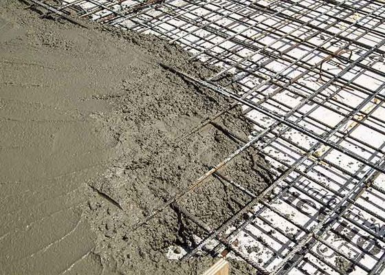 Malha de concreto com alta resistência e rigidez para reforço
