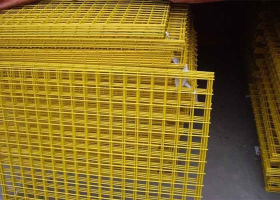 Tela de arame galvanizado quadrada soldada revestida em PVC 1 1 2 polegadas