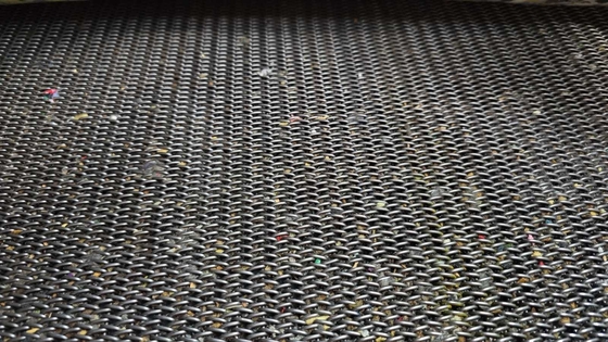 Aço inoxidável 304 com fio espiral 0,8 mm Balance Weave Belt