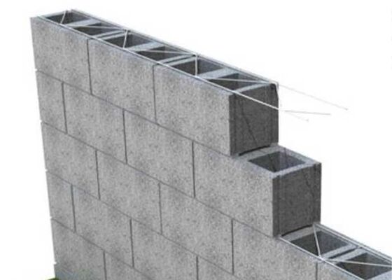 Reforço de parede de bloco de malha de arame galvanizado soldado para estrutura de alvenaria 50x50mm 3.5mm