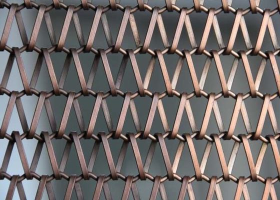 Estrutura elegante e firme da correia transportadora do metal arquitetónico para a fachada de construção