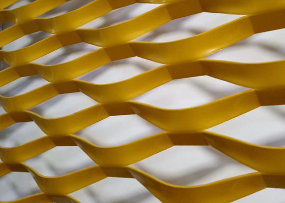 Retalho de metal expandido de alumínio revestido em pó para fachada de revestimento de edifícios