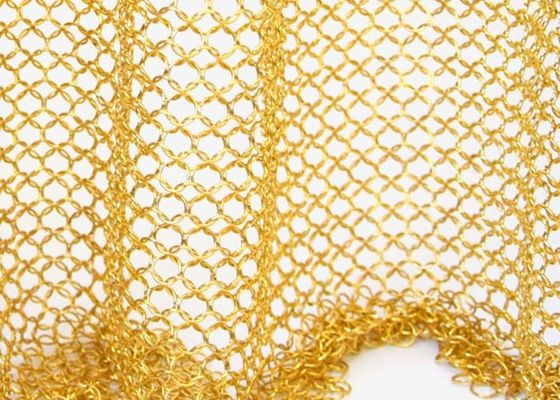 Alumínio 0,8 mm Diâmetro de fio Chainmail Cortina Decorativo Anel de malha metálica Excelente durabilidade e flexibilidade