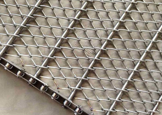 Cinturão transportador de ligação de cadeia de borda soldada reforçada de aço com baixo teor de carbono