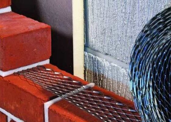 Rede de reforço de tijolos de 50 mm de largura Aço galvanizado para construção de paredes de alvenaria