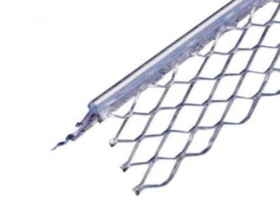 Galvanizado Espalhado de Metal de Ângulo 25x25mm Corner Reforcement 2,5m comprimento Parede seca Proteção de borda de reboco