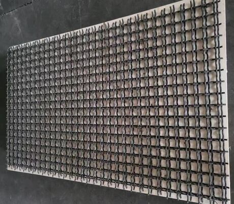Anti painel pegajoso molhado tecido cegante do minério da abertura da malha 870x1500mm 40mm da tela vibratória
