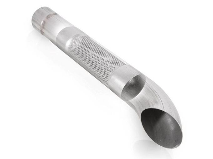 Tubo perfurado para reto através dos silenciosos Inline