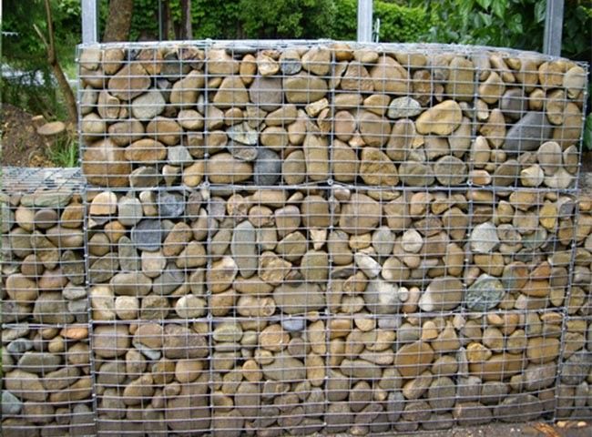 Cesta soldada do gabion para a parede de retenção